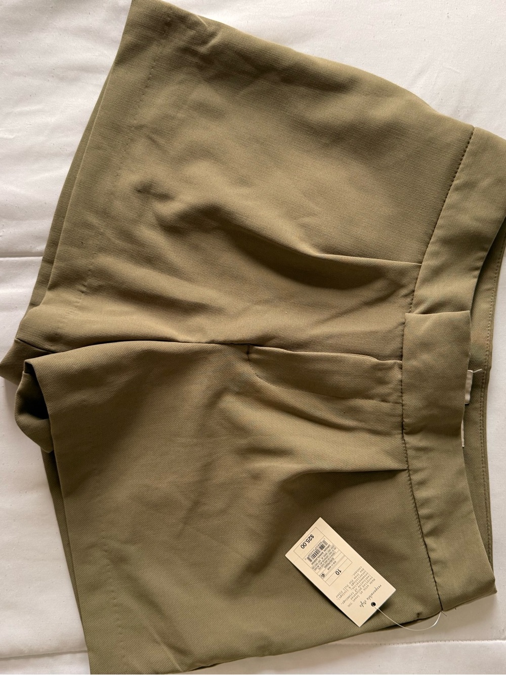 a new day Olive Green Women's Dress Shorts
